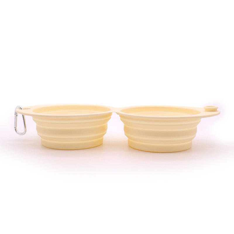 Silicone Non-Skid Collapsible Travel Dog Bowl