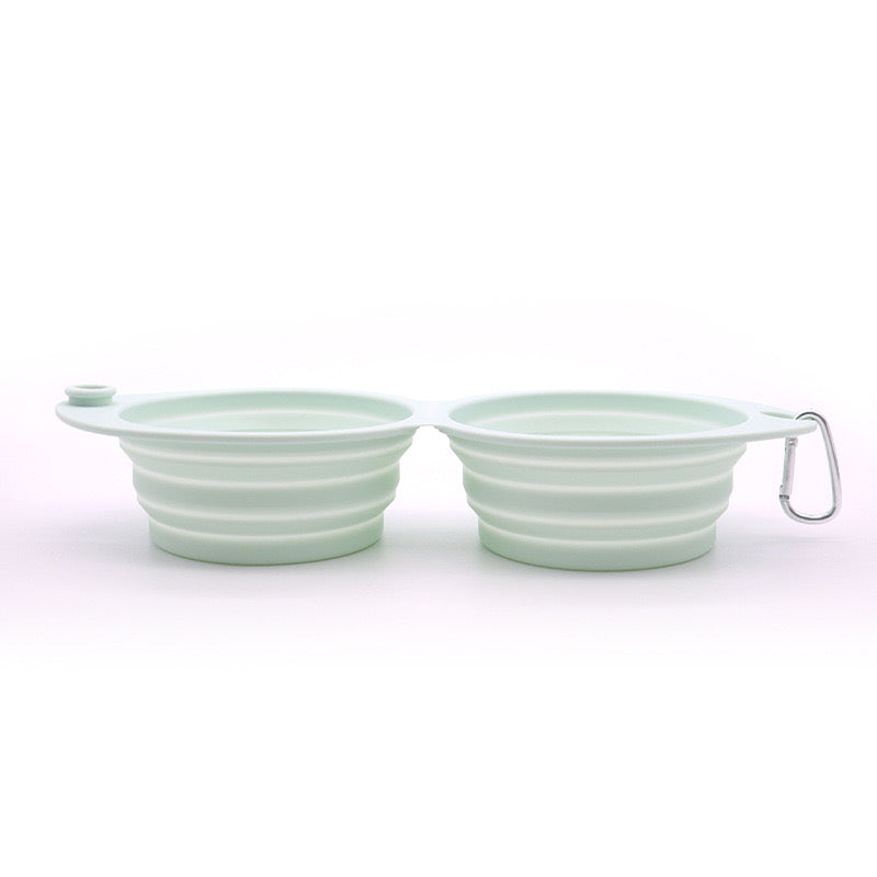 Silicone Non-Skid Collapsible Travel Dog Bowl