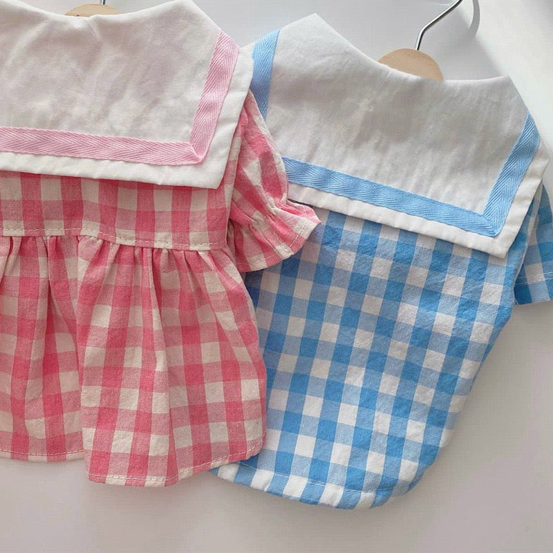 Pink Plaid Princess Skirt