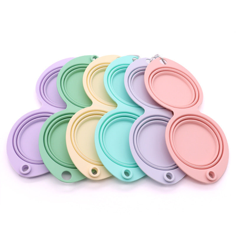 Silicone Non-Skid Collapsible Travel Dog Bowl