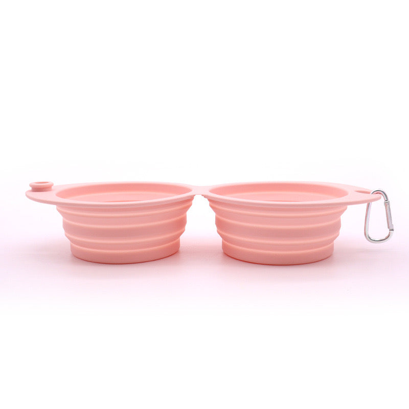 Silicone Non-Skid Collapsible Travel Dog Bowl