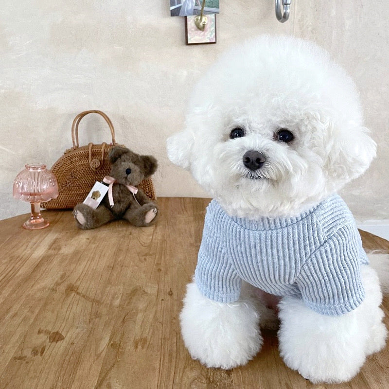 Blue Teddy Sweater Tee